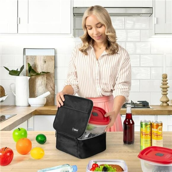 Insulated Kids Lunch Box Leakproof Small Cooler Bag for School Boys and Girls - Picture 2 of 7